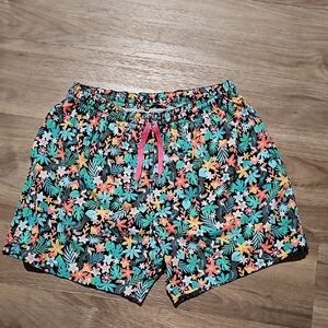 Chubbies Black Floral Women's Athletic Shorts
